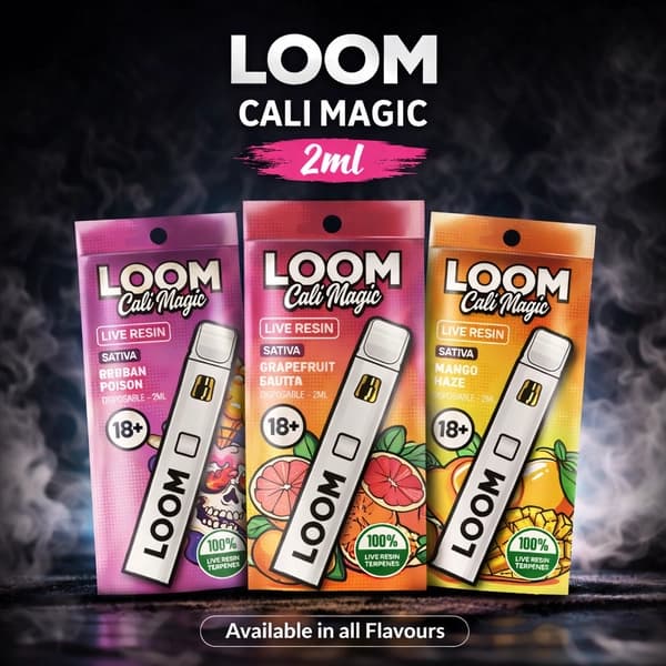 LOOM Cali Magic Disposable-2ml Flavours