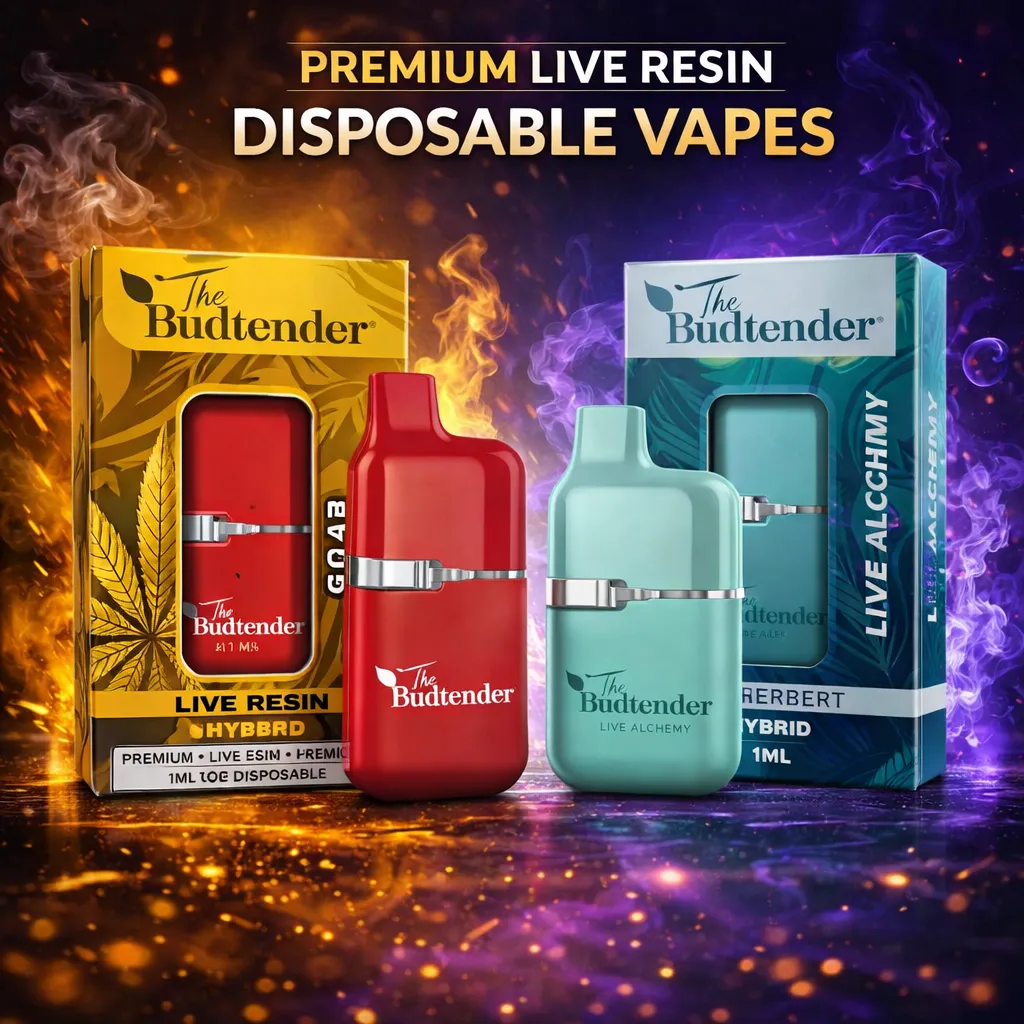 The Budtender 1ml Flavours (Hybird+Sativa+Indica)
